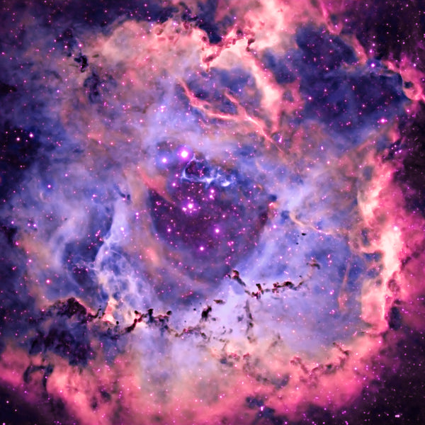 Space Cushion - Pink Nebula Rosette - The Tiny Art Co