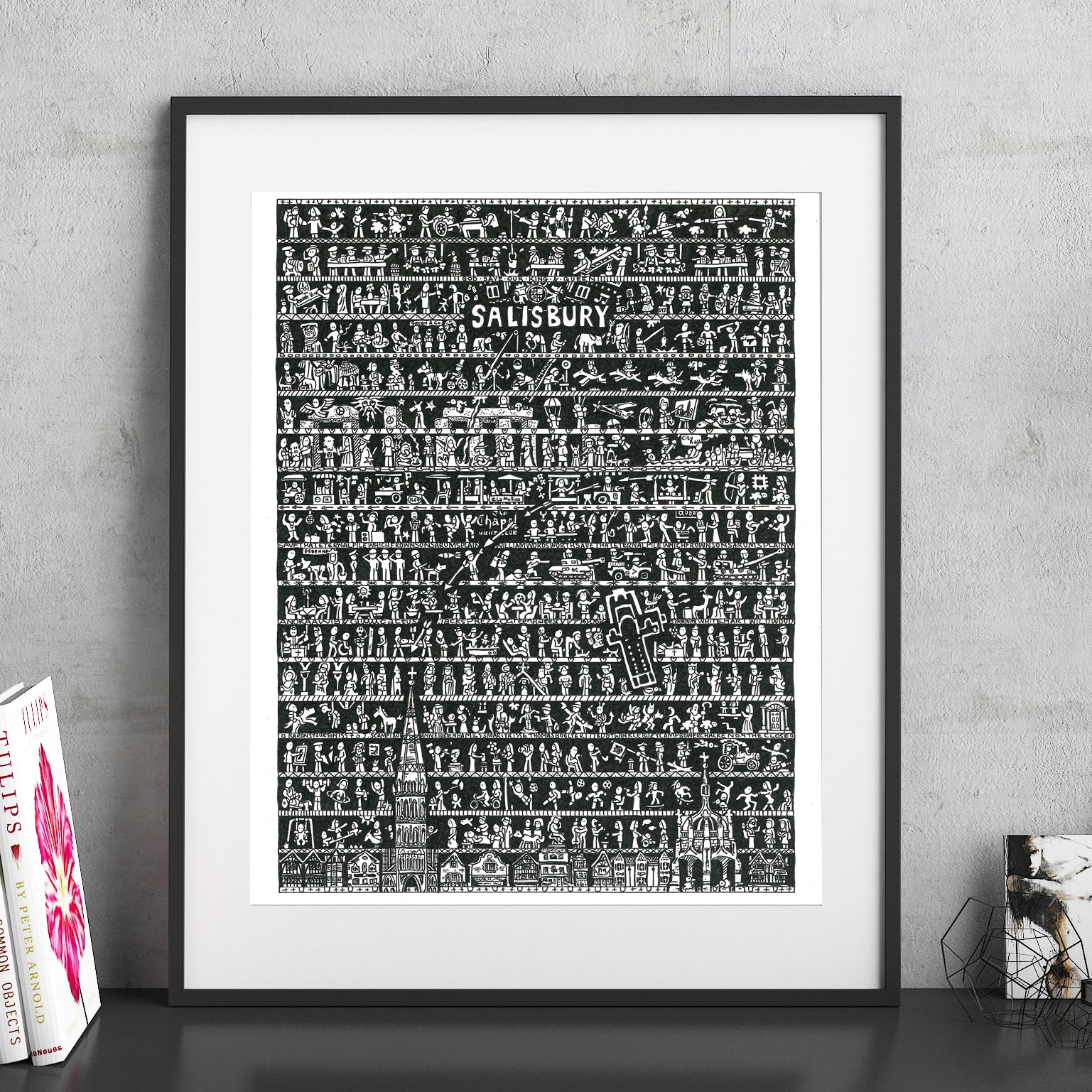 Salisbury Fine Art Print - The Tiny Art Co
