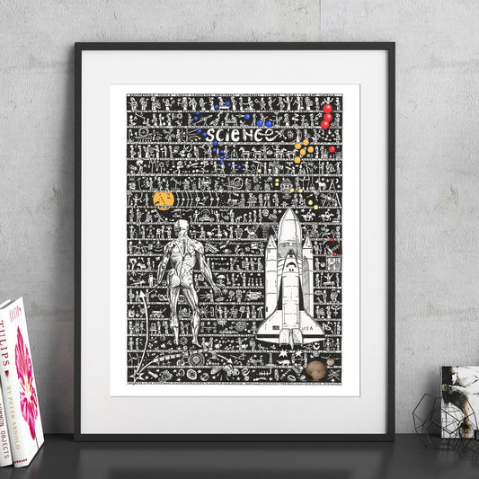 Science Fine Art Print - The Tiny Art Co