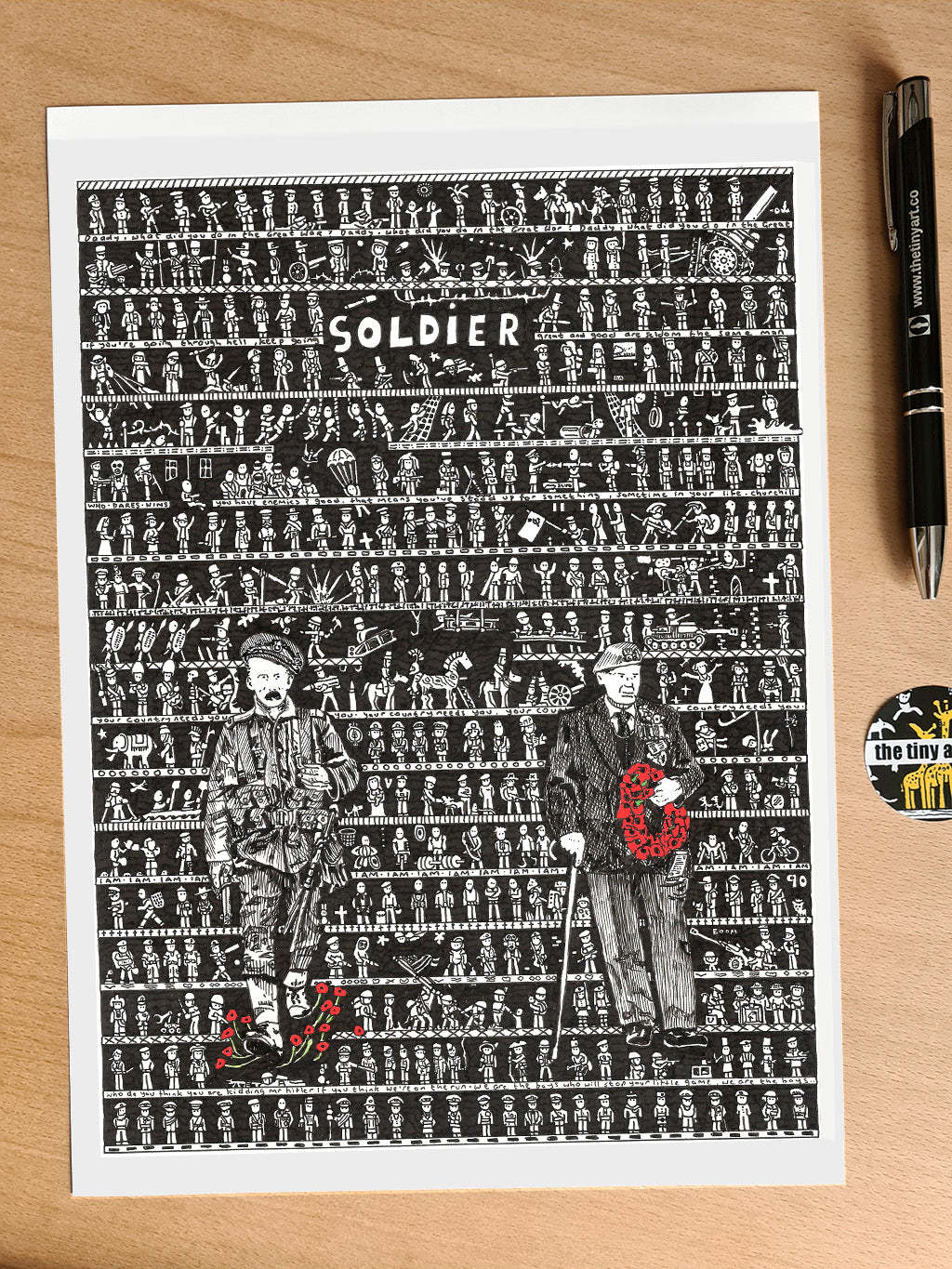 Soldier Standard Print - The Tiny Art Co