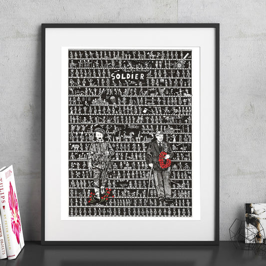 Soldier Fine Art Print - The Tiny Art Co