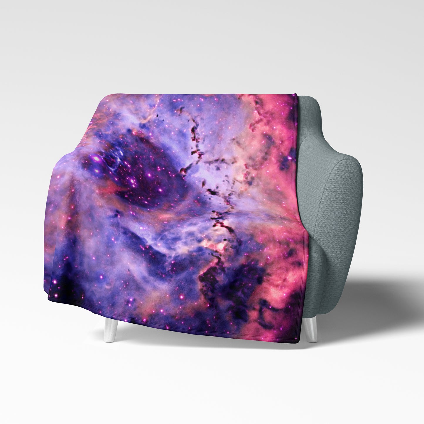 Space Blanket - Rosette Nebula PINK - The Tiny Art Co
