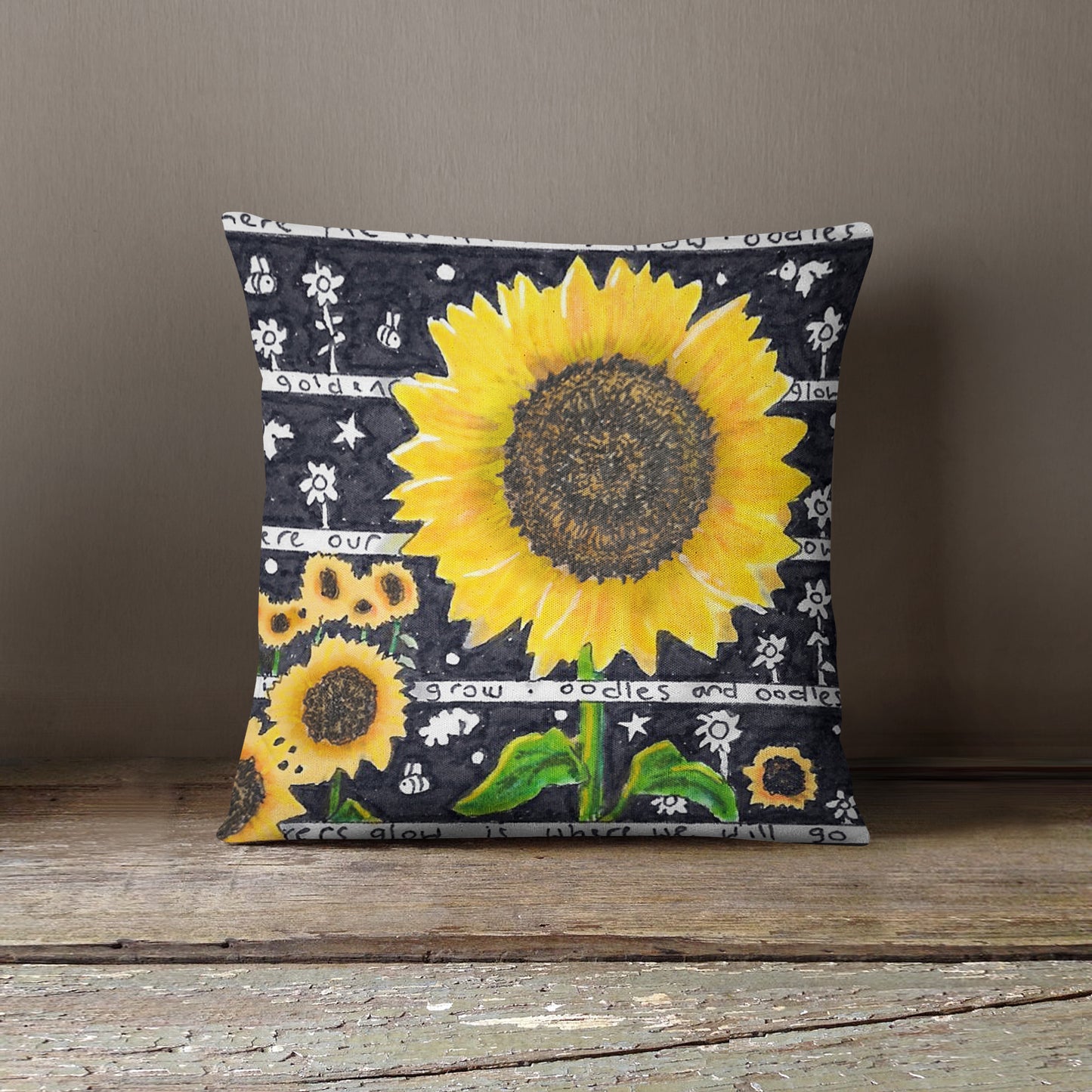 Sunflower Cushion