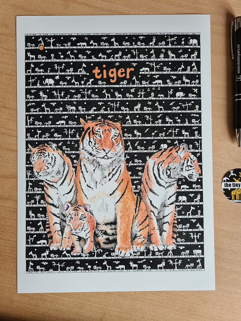 Tiger Standard Print - The Tiny Art Co