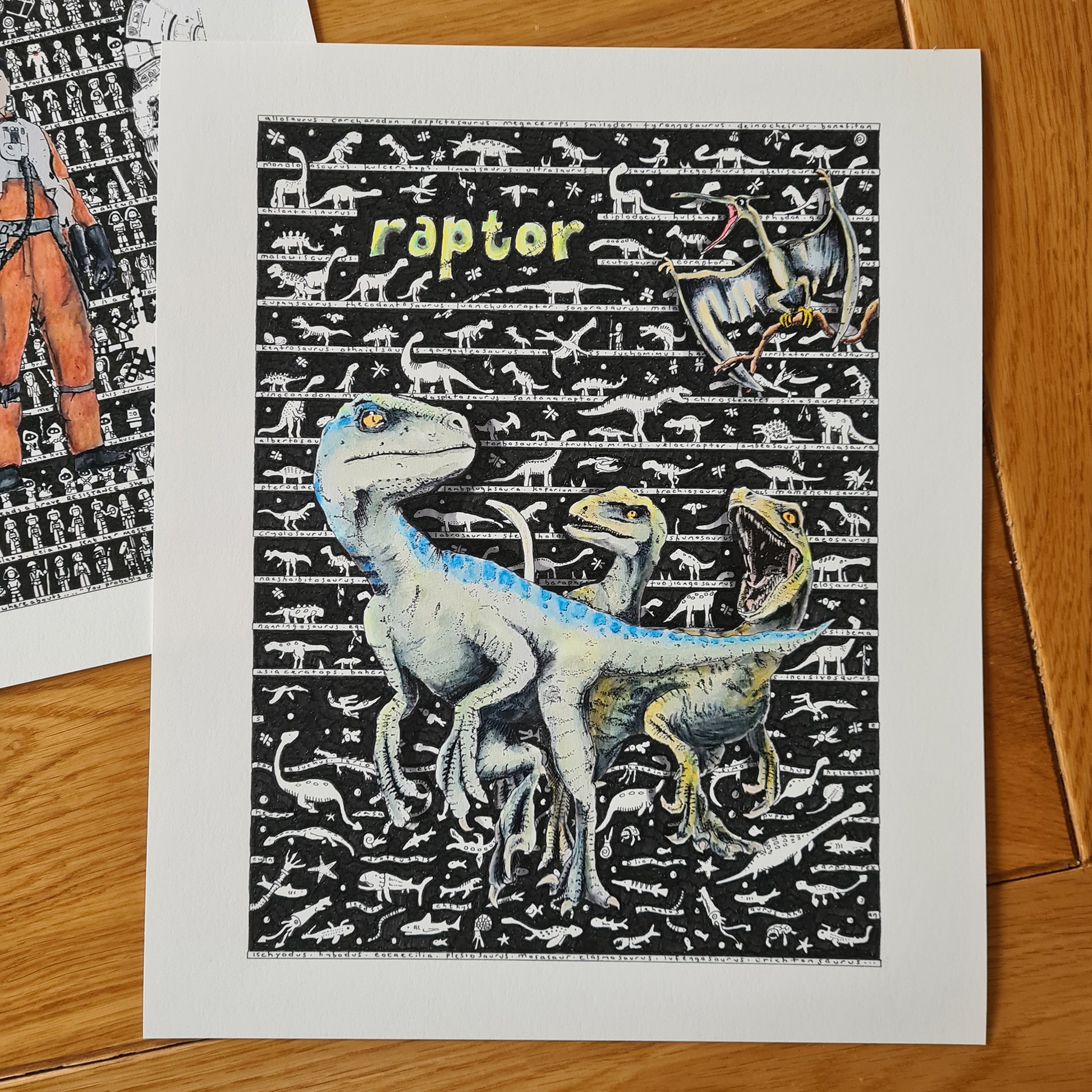 Raptor Fine Art Print - The Tiny Art Co