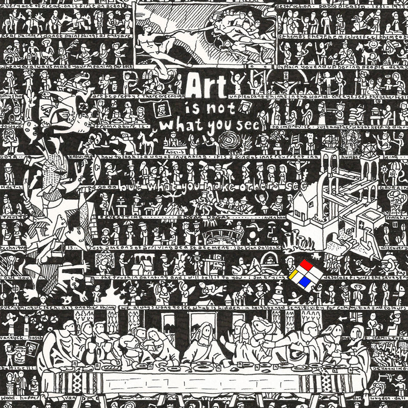 Art History Art Print - The Tiny Art Co